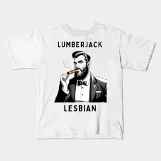 Lumberjack lesbian Kids T-Shirt